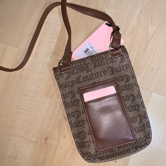 JUICY COUTURE Gothic Status Brown Love Club Cellie Purse - Picture 3 of 10